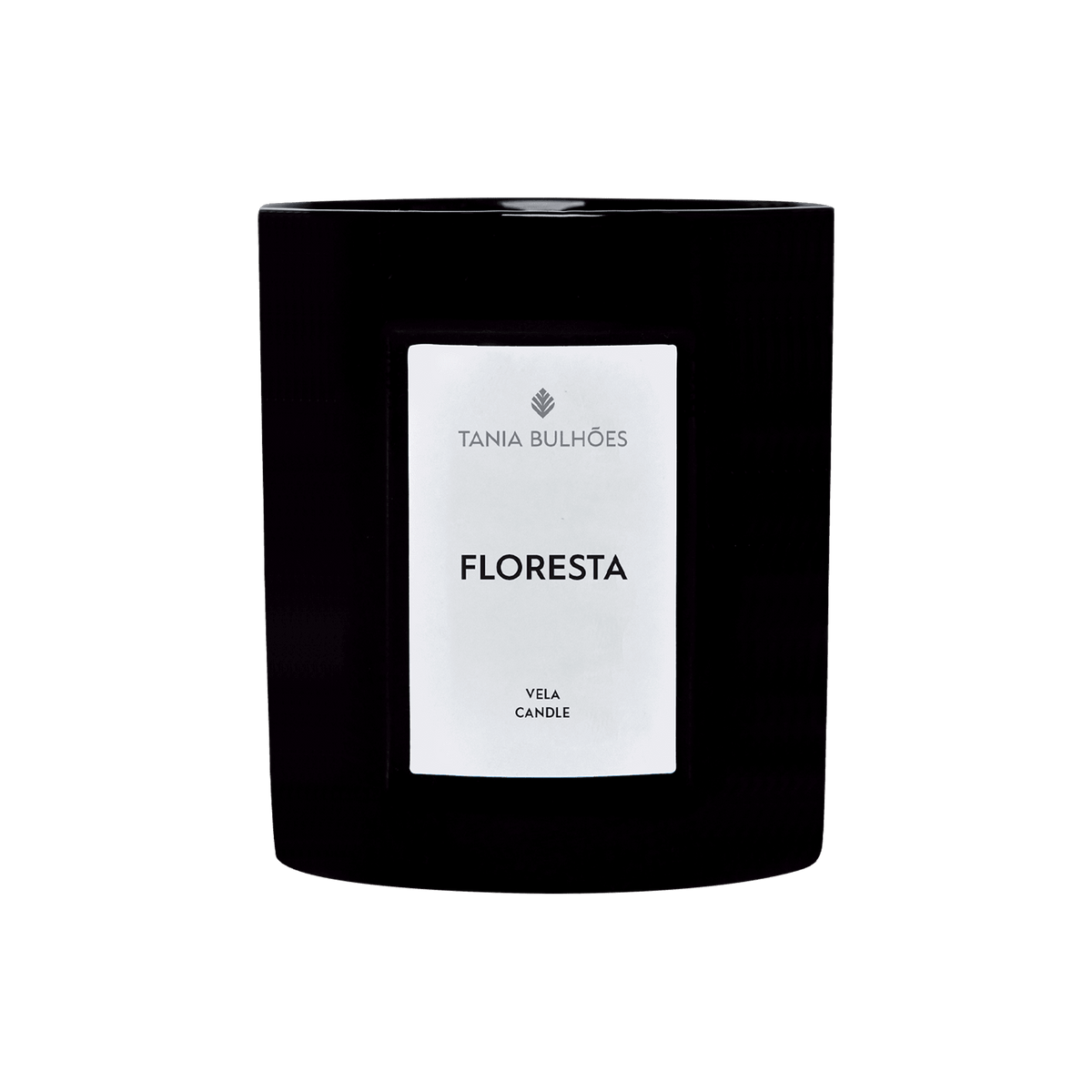 Floresta Vela Porcelana Preta 220g