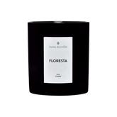 Floresta Vela Porcelana Preta 220g