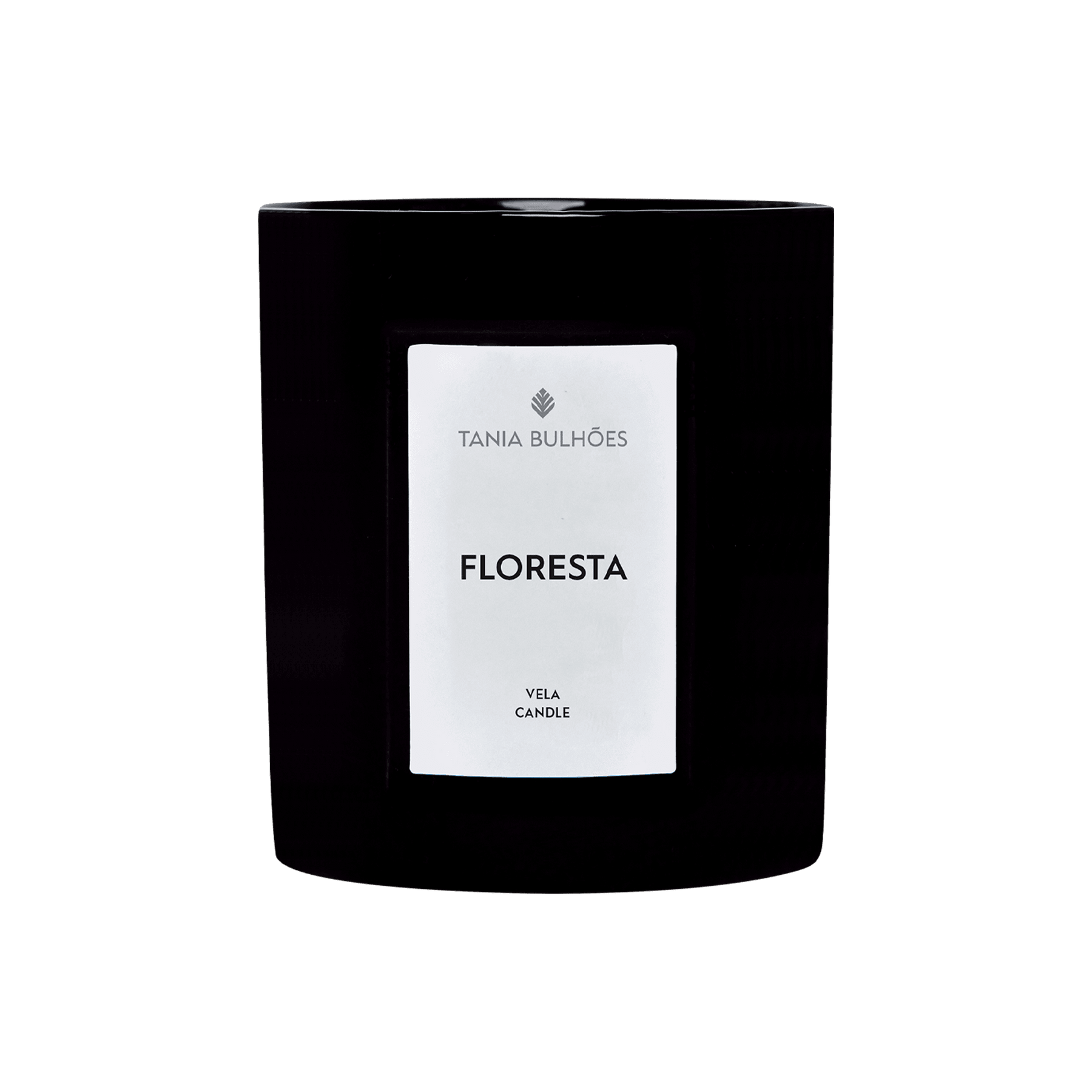 Floresta Vela Porcelana Preta 220g