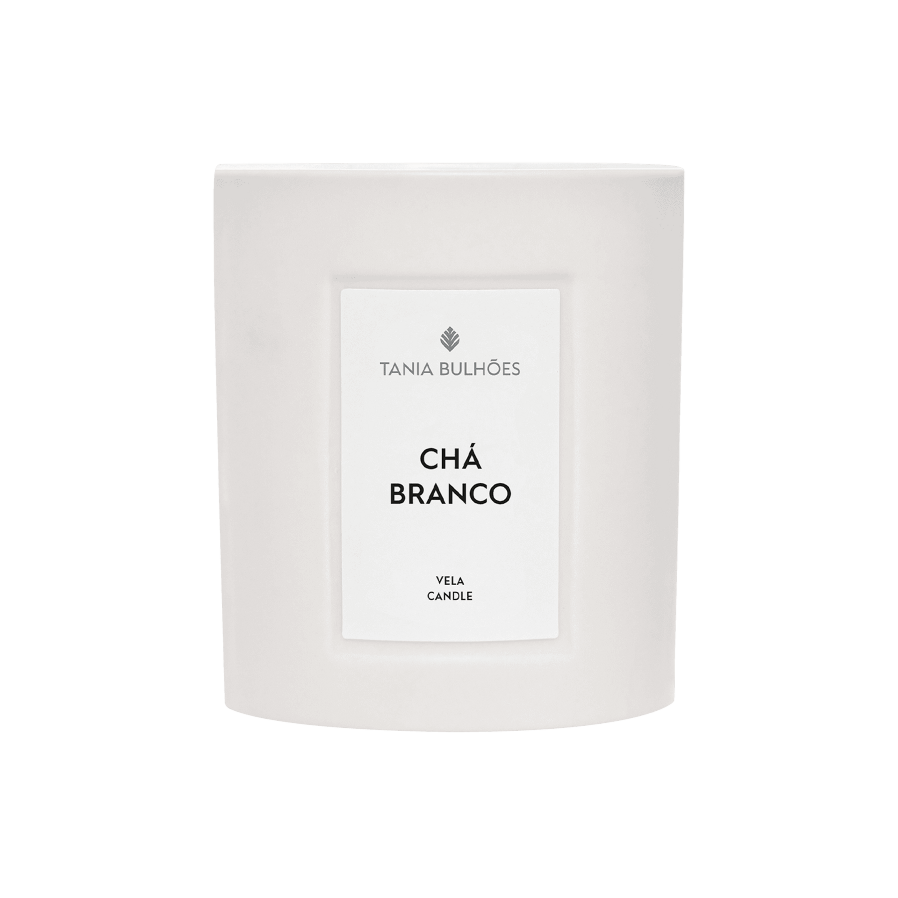 Chá Branco Vela Porcelana Branca 220g