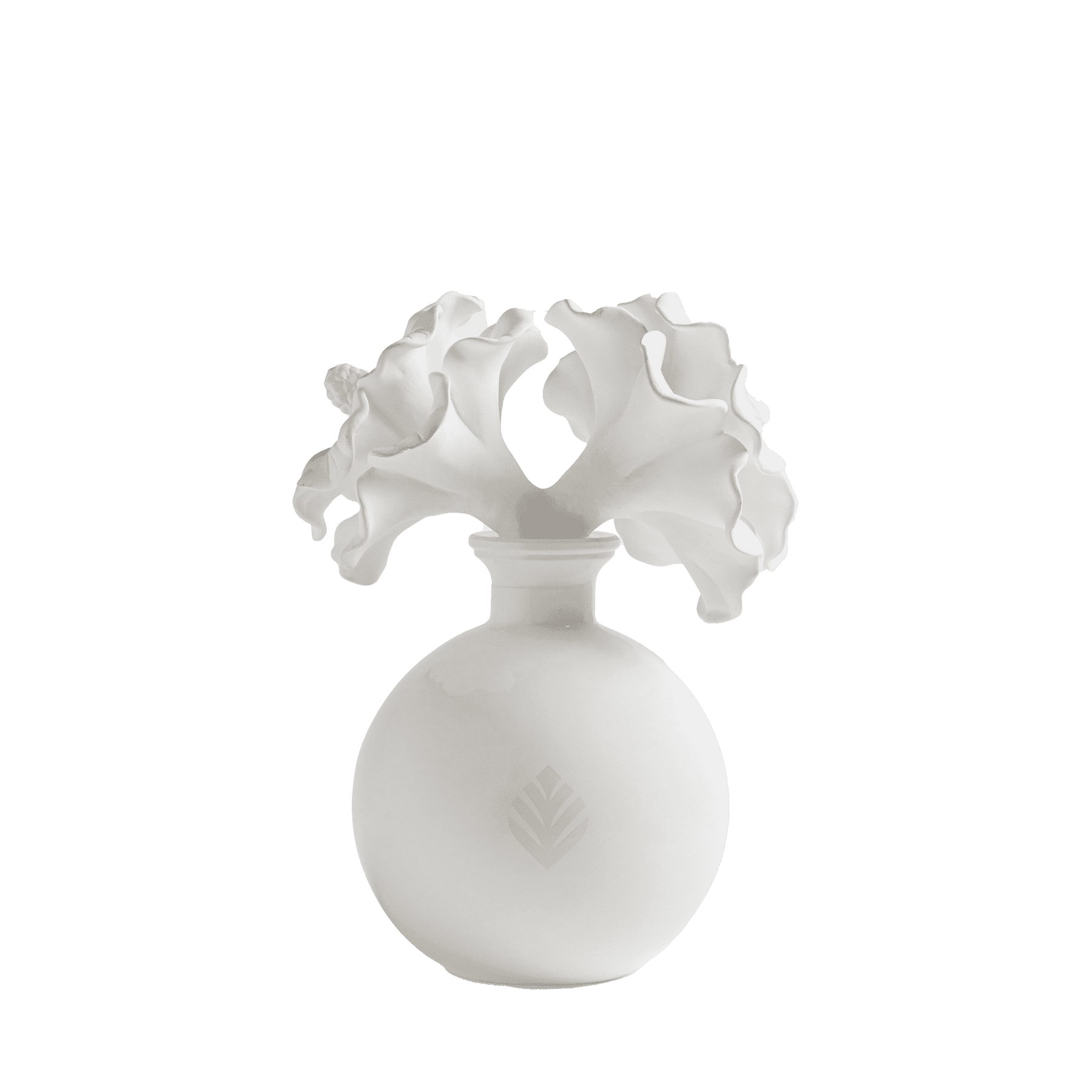 Difusor Porcelana Flor Branco Casa das Orquídeas 250ml